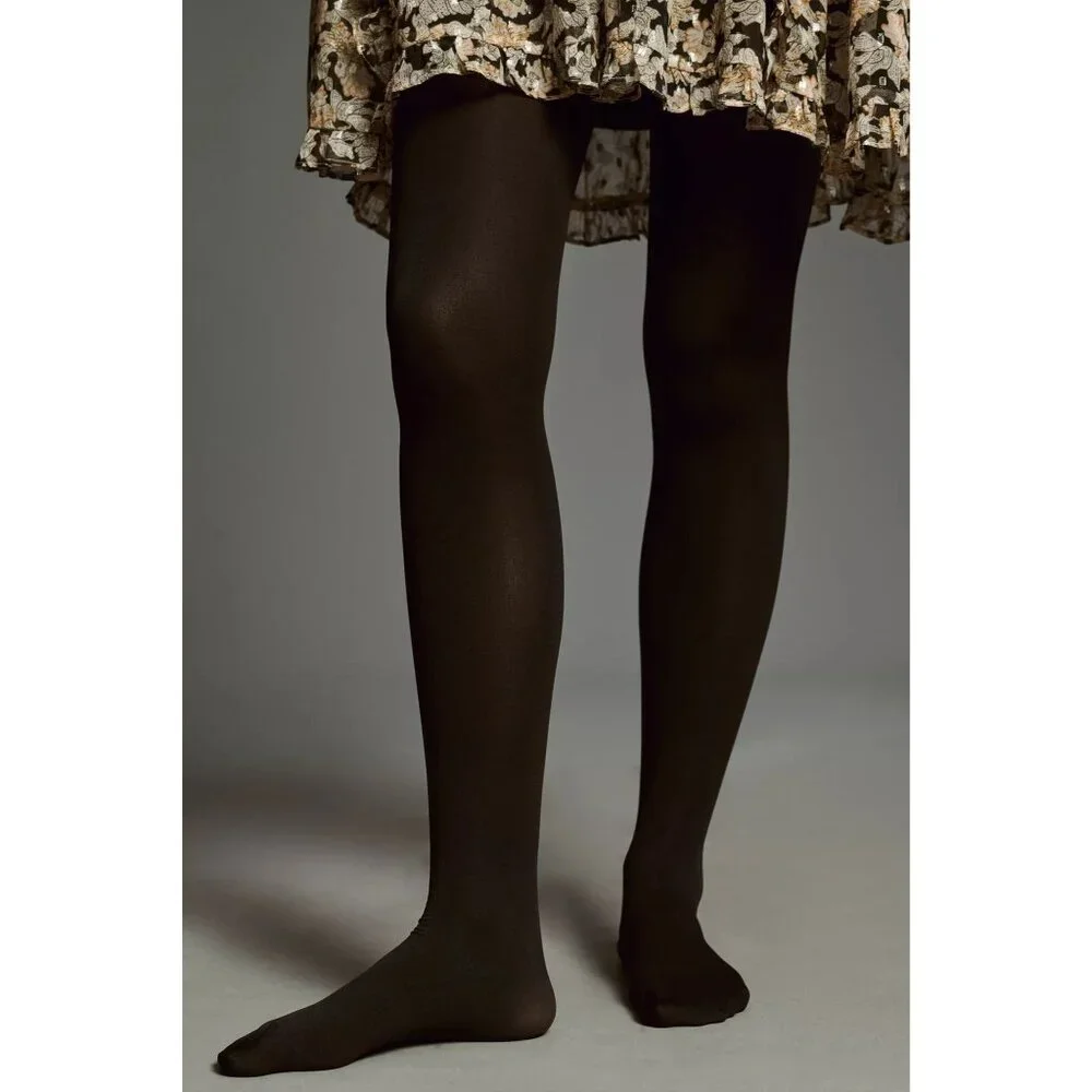 Wolford Velvet de Luxe 66 Comfort Tights in Black XSmall New Womens Nylons Panty